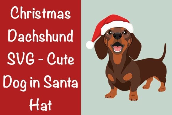 Christmas Dachshund SVG – Cute Dog