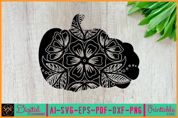 Flower Fall Animal SVG Vector 6