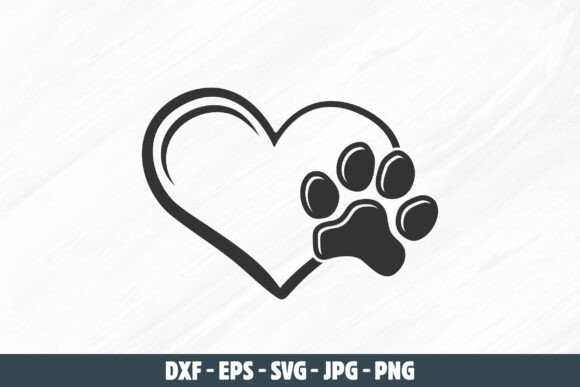 Heart with Paw Print SVG: A Designer's Review