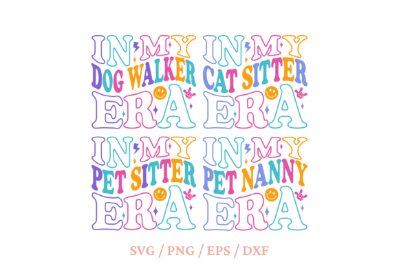 In My Dog Walker Era Svg, Cat Sitter Svg