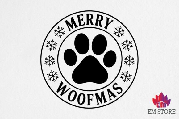 Merry Woofmas SVG Christmas Dog