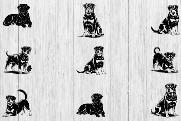 Rottweiler Dogs Svg Bundle, Dog Pet Lover