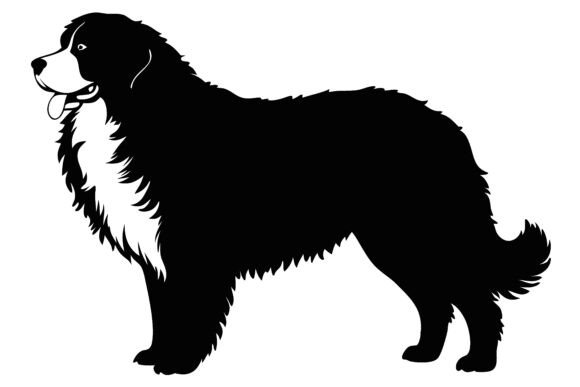 Silhouette of Fluffy Dog Breed Pet SVG: A Hands-On Review